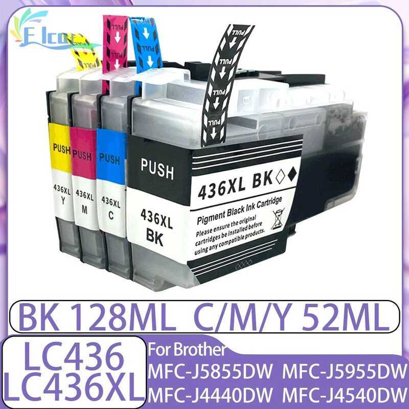 LC436 LC436XL ตลับหมึกสําหรับ Brother MFC-J4340DW MFC-J4440DW MFC-J4540DW MFC-J5855DW MFC-J5955DW MF