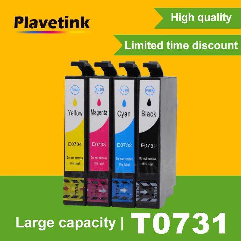 Plavet 73N สําหรับ T0731 ตลับหมึก Stylus CX7300 CX8300 C79 C90 CX3900 TX100 TX110 TX200 TX400 เครื่อ