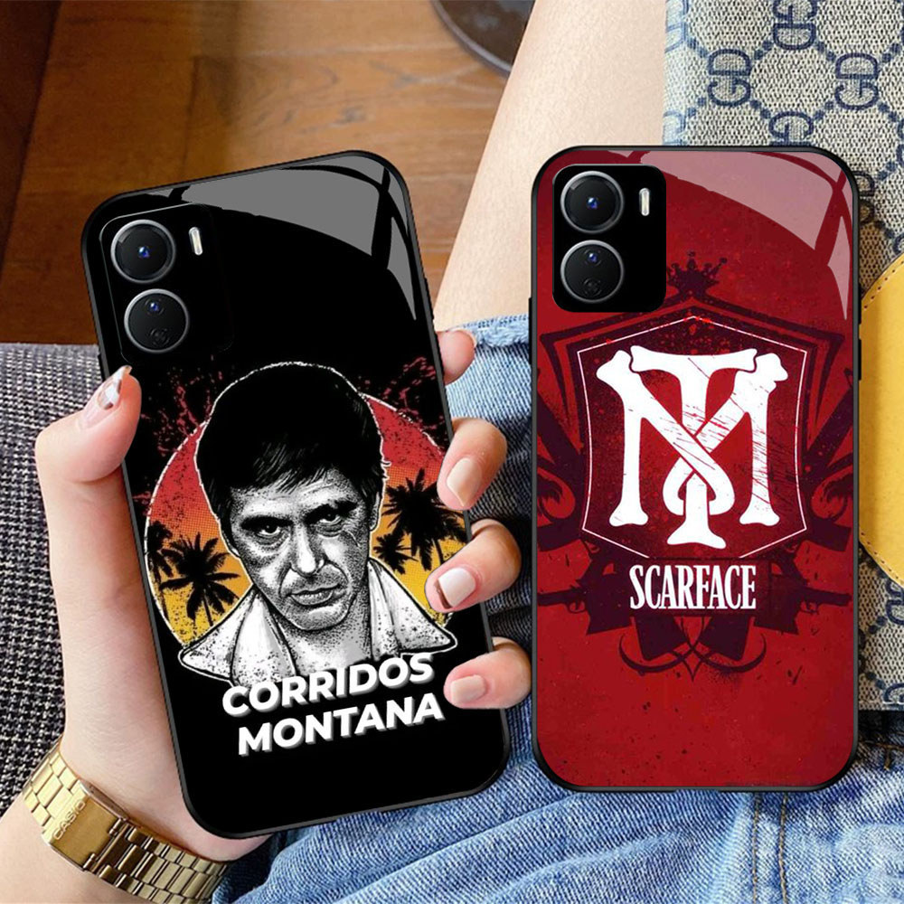 CK-89 Scarface Hero HD Glass Casing สําหรับ VIVO Y16 Y15S Y01 Y56 Y36 Y27S Y15A Y36i Y17S iQOO Z9X U
