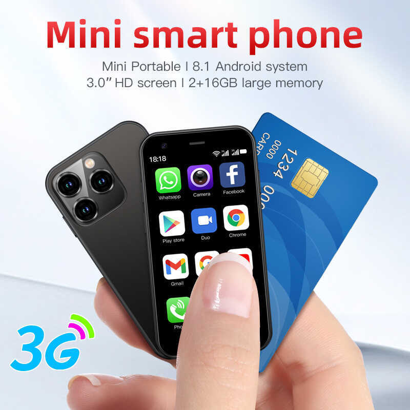SOYES SOYES XS15 คําสั่งซื้อด้านนอกสมาร์ทโฟน Mini Android 3G Dual Network Google Application