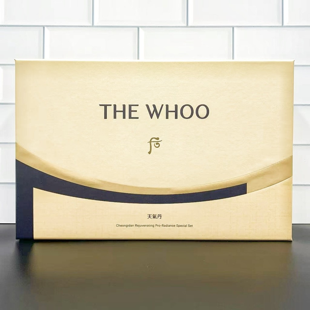 แฟชั่น [Shopee Special Selection] Mingtong Version/200 Whoo Weather Dan pro Shining Rejuvenating ชุด