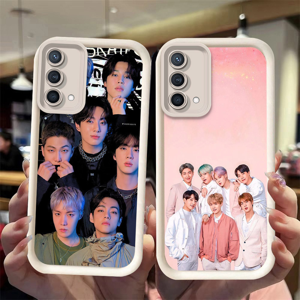 J-31 KPOP_Boys ดำขาวชมพูเคสโทรศัพท์หรับ OPPO A94 A95 A93 A74 A93S 5G