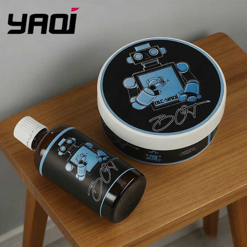 YAQI BOT Atisan ชุดสบู่โกนหนวด 170 กรัม และสเปรย์หลังโกนหนวดไร้แอลกอฮอล์ 100 มล. สำหรับผู้ชาย