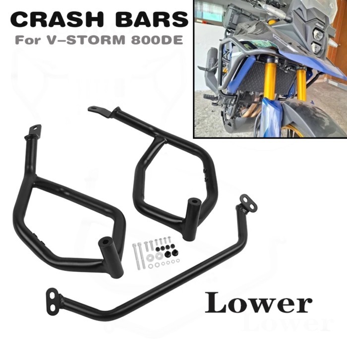 For Suzuki V-STORM 800DE VSTROM 800DE V-strom 800 de 2023 2024 Motorcycle Crash Tank Bars Engine Gu