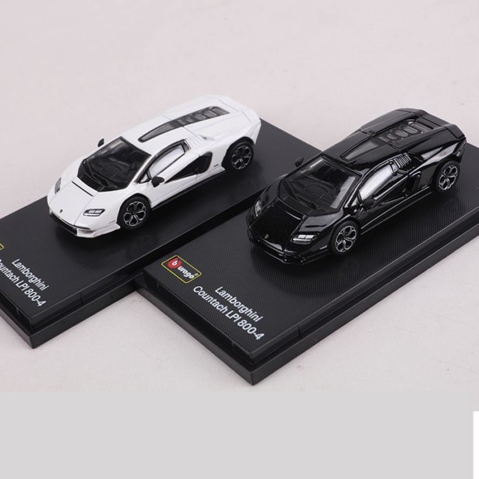 Bimei สูง 1: 64 Lamborghini Contash LP800-4 จําลองรถรุ่นของเล่นเครื่องประดับ
