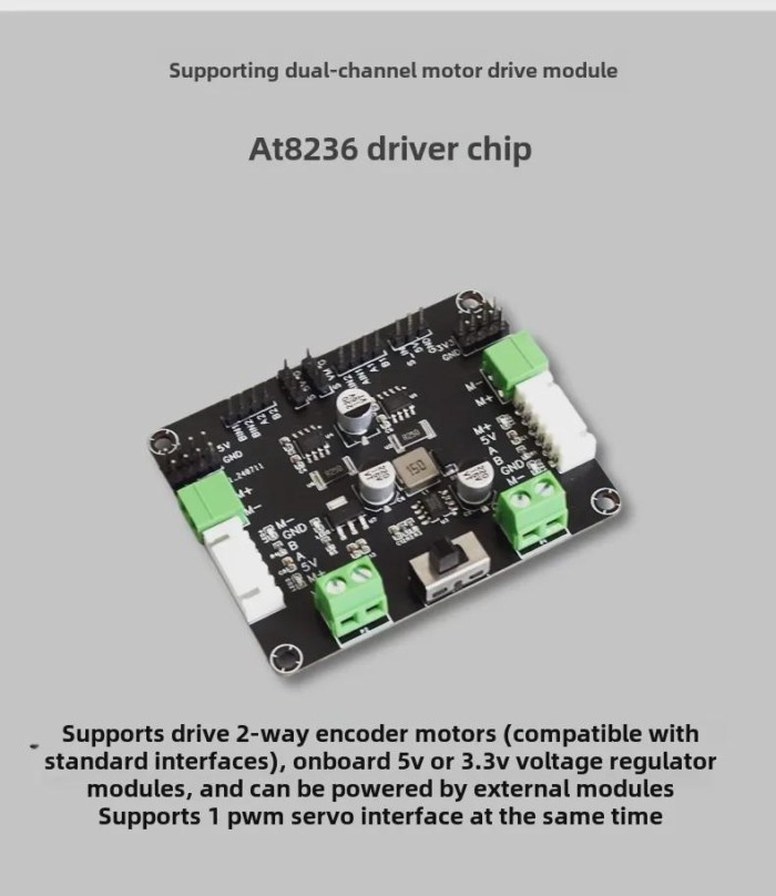 AB phase encoder motor drive, intelligent trolley TT motor, two-wheel self-balancing trolley compet