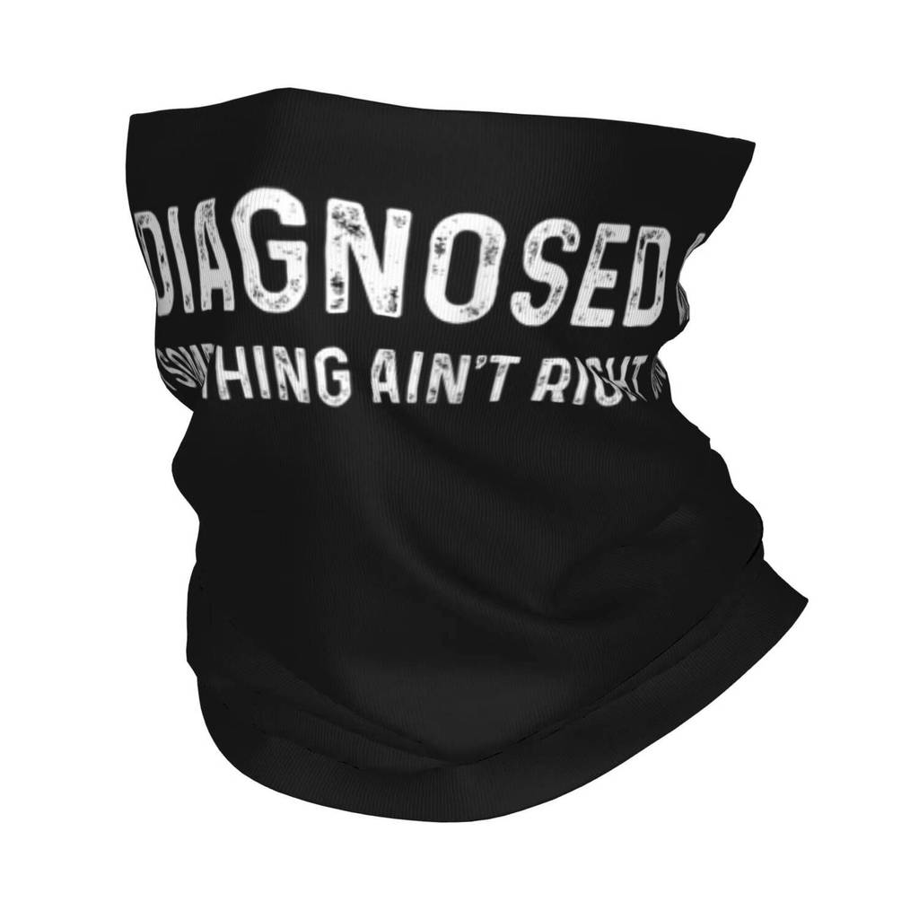 Undiag Nosed แต่ Something Aint Right Bandana คอ Gaiter พิมพ์ Saying ตลก Balaclavas Wrap ผ้าพันคอแถบ