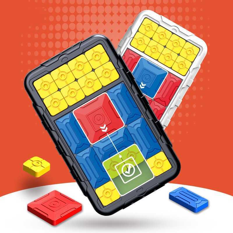 ❤ [Hot Demand] Giiker Super Slide Huarong Road Magnetic Induction 500+ Levelled UP Brain Teaser