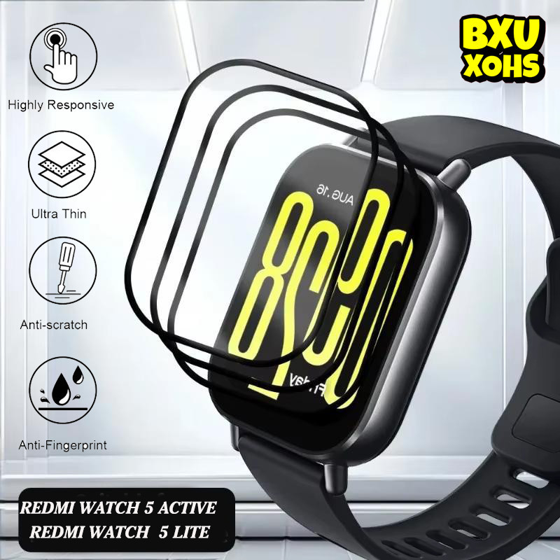 ฟิล์มแก้วนิรภัย for Redmi Watch 6 Active 5 Active / Redmi Watch 5 Lite อุปกรณ์ป้องกันหน้าจอ for Redmi Watch 6 Lite