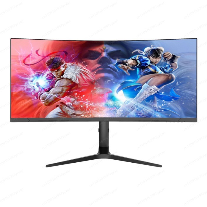 34-Inch hairtail screen 4K165HZ curved computer desktop e-sports 21:9 screen monitor