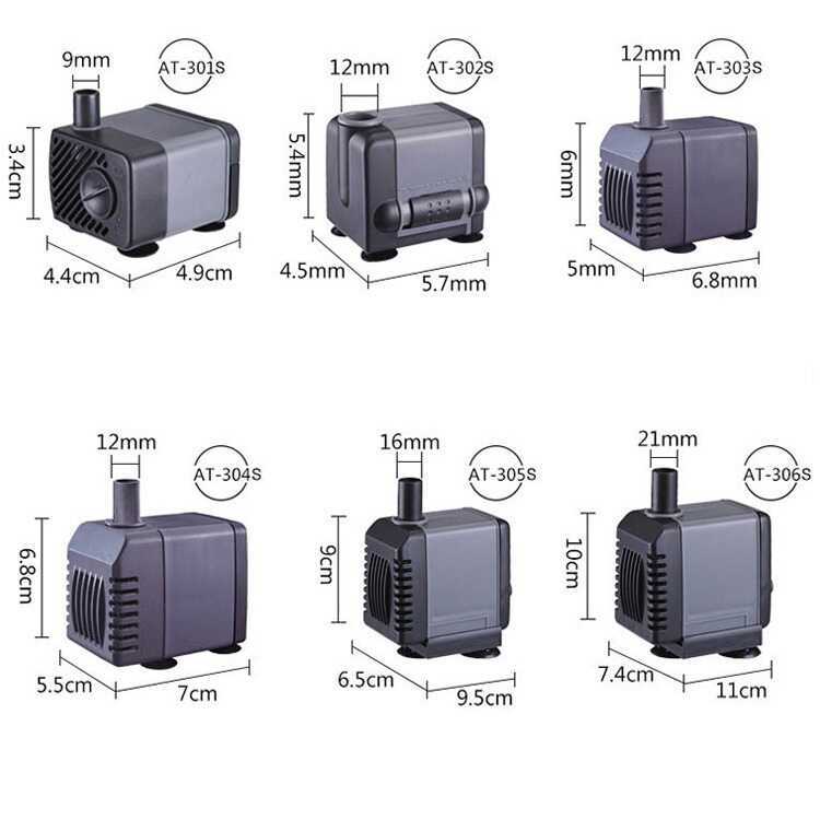 Atman Chuangxing 305 Submersible Pump Anti-Absorbing ปลาฝาครอบป้องกันถังปลาสูบน้ําน้ําเปลี่ยนน้ําปั๊