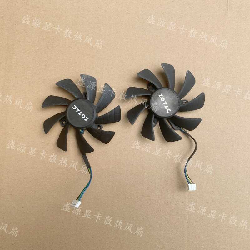 Sotai GTX1060 MINI GTX1050TI P106-90 P106-100 พัดลมระบายความร้อนการ์ดกราฟิก