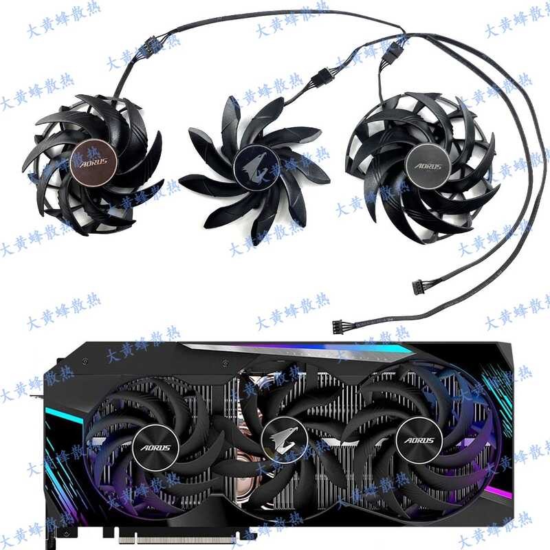 GIGABYTE/GIGABYTE RTX3070ti 3080ti AORUS XTREME พัดลมการ์ดกราฟิกแกะสลักขนาดใหญ่