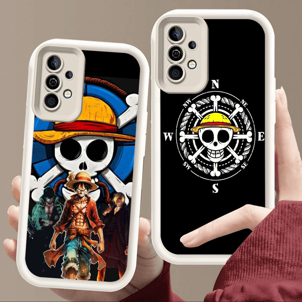 SAMSUNG สําหรับSamsung A55 A24 A34 A35 A56 A05S A36 A54 A25 A16 A04s A15 A14 S25 Ultra 5Gนุ่มสีขาวE1