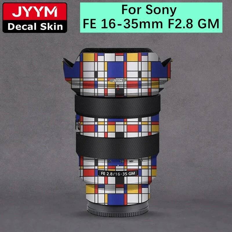สติกเกอร์ที่กําหนดเองสําหรับ Sony FE 16-35 มม.F2.8 GM เลนส์รูปลอกผิวไวนิลห่อฟิล์ม FE16-35 16-35 2.8 