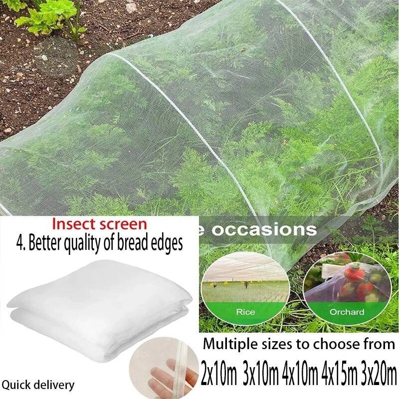 Insect-Proof Net, Garden Plant, Fruit, Flower And Vegetable Care Cover, Greenhouse Protective Pest-P