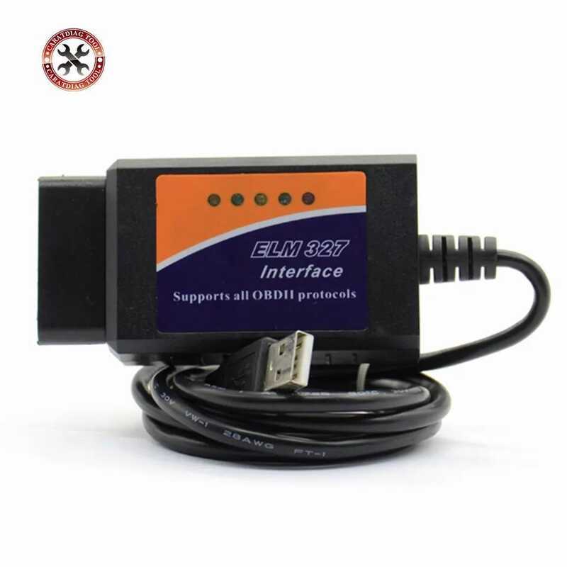 Elm327 USB พร้อมชิป PIC18F2480 แท้ พร้อมซอฟต์แวร์ Elmconfig เครื่องสแกนโค้ด OBD รุ่น elm 327 usb FT2