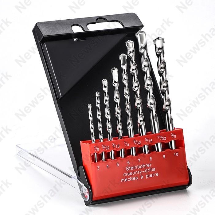 Multi Functional Concrete Wall Cement Brick Drill Bits Alloy Impact Drill Bits Straight Shank Const