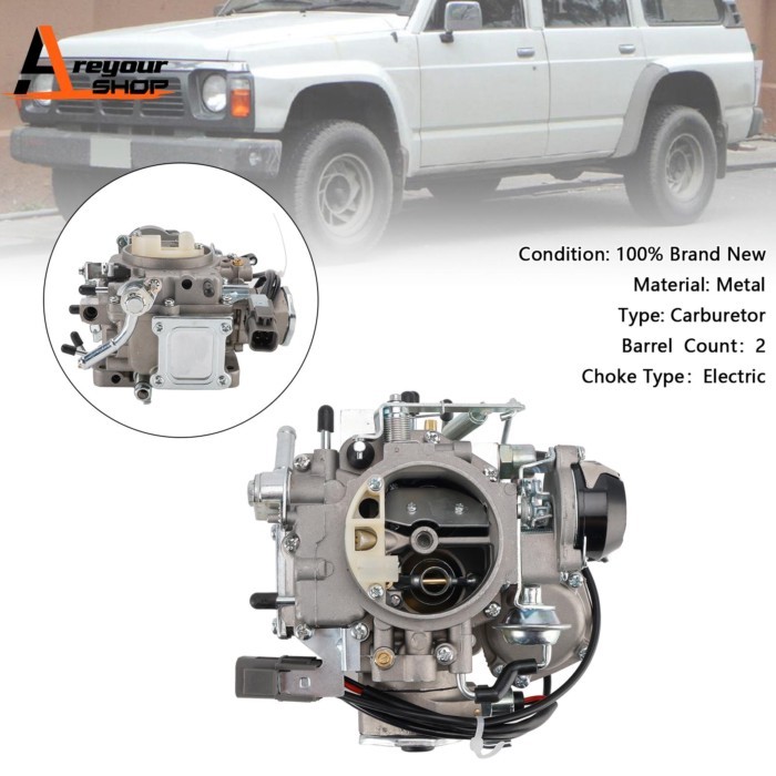 2 Barrel Carburetor 16010-26J00 for Nissan Patrol GQ Y60 TB42S 4.2L 88-95 RB30 3.0L