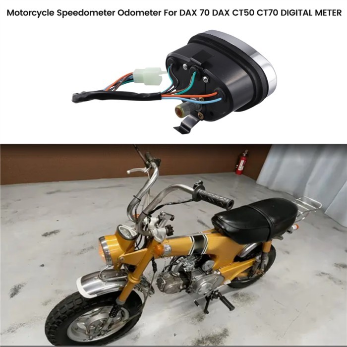 Q2-Motorcycle Speedometer Odometer For Honda DAX 70 DAX CT50 CT70 DIGITAL METER