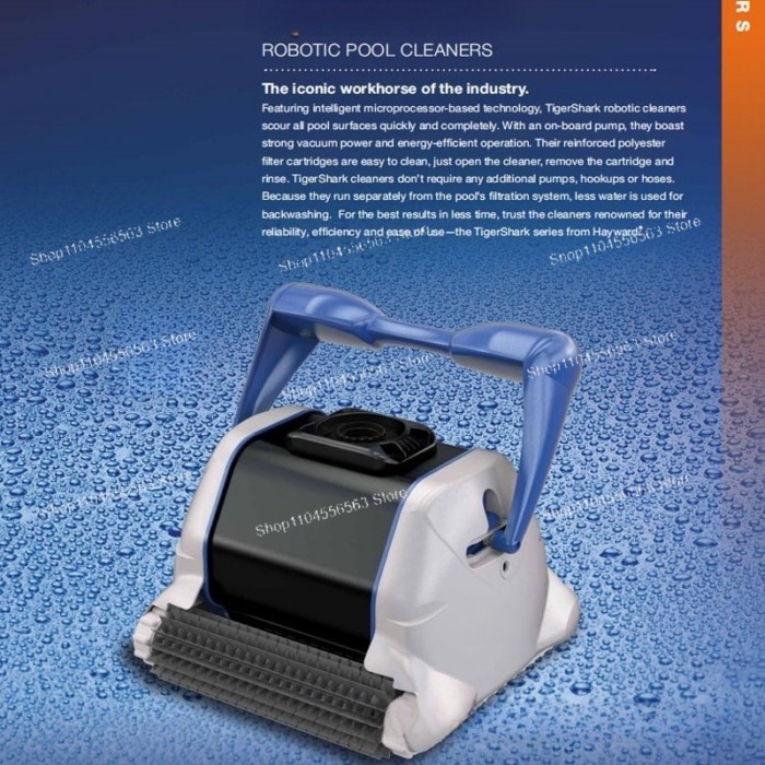 Automatic Pool Vacuum Cleaner  Pool Accessories, Efficient Suction for Above-Ground & In-Ground Poo