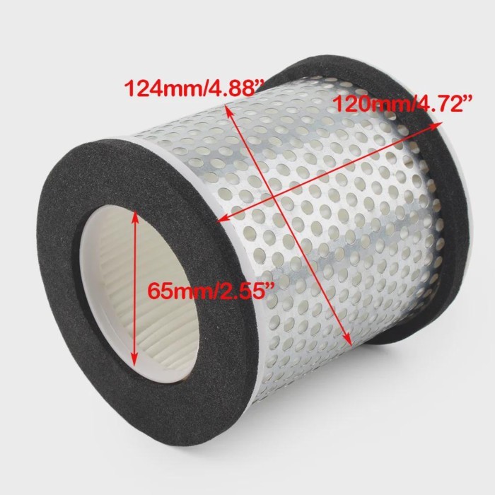 Motorcycle Air Filter Intake Cleaner Kit For Yamaha FZ700 FZ750 FZR750 RT FZR1000 FZR750R XJ600N XJ