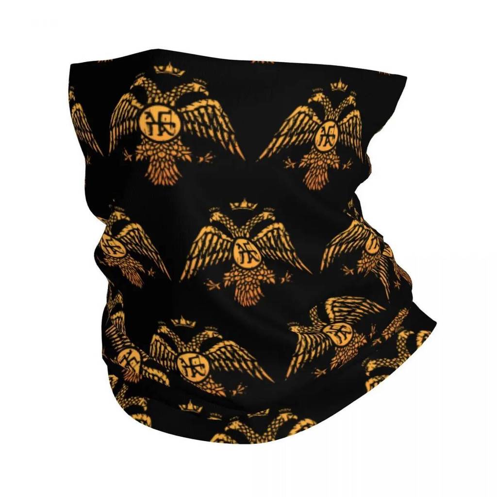 SPQR Byzantine Eagle สัญลักษณ์ธงผ้าพันคอคอพิมพ์หน้ากากผ้าพันคอ Multi-use Face Mask วิ่งสําหรับผู้ชาย