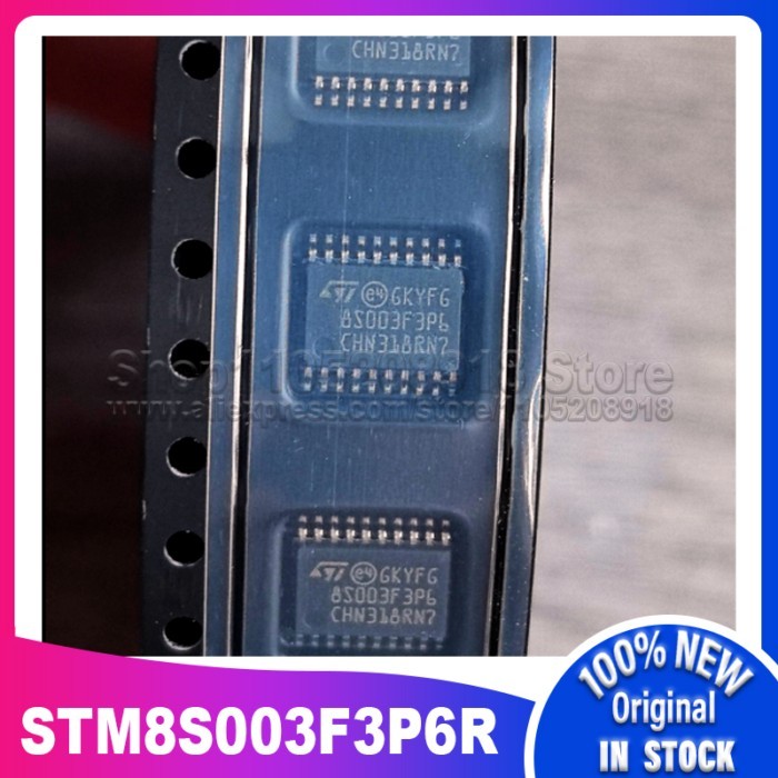 50PCS/LOT 8S003F3P6 STM8S003F3P6R STM8S003F3P6 TSSOP-20 100% New Spot stock