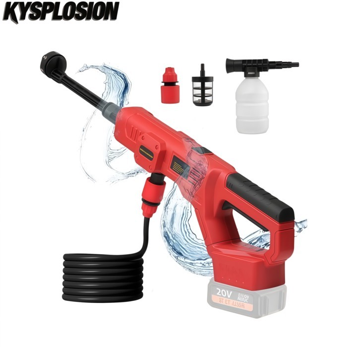 Cordless Pressure Washer for Milwaukee M18 Battery 1000PSI Portable Handheld Power Washer Car Floor