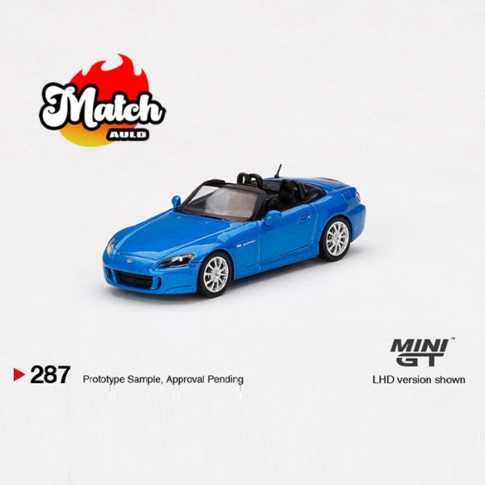 MINIGT 1: 64 Honda Honda S2000 AP2 Mugen Alloy Car Model US Version หางเสือขวา