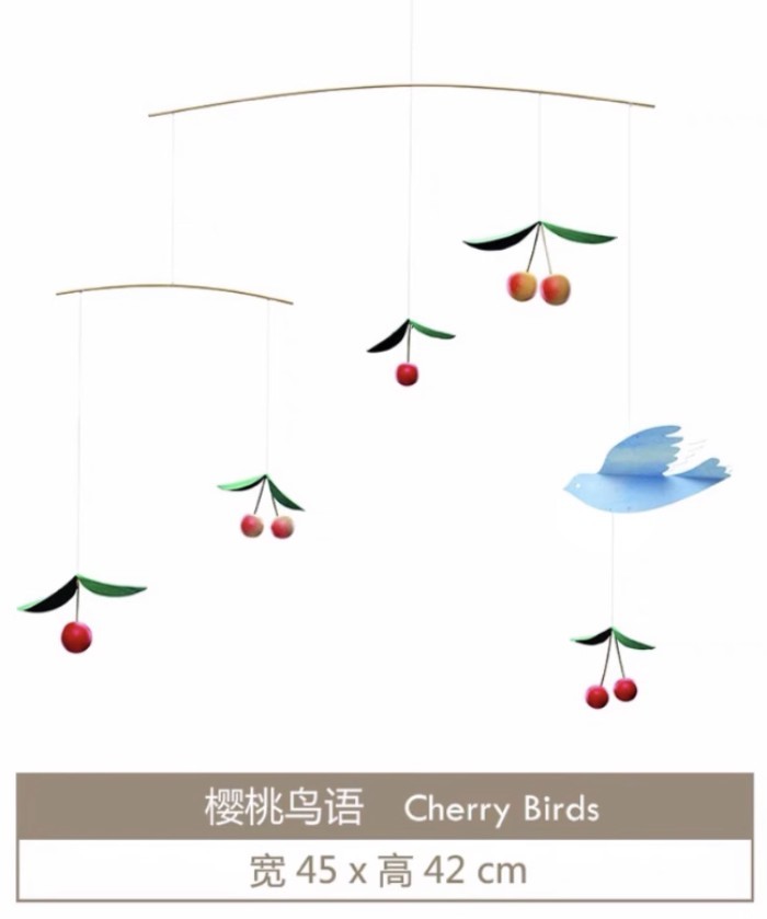 Cherry Pigeon Wind Chimes Living Room Bedroom Window Hanging Decor Home Decoration Accessories