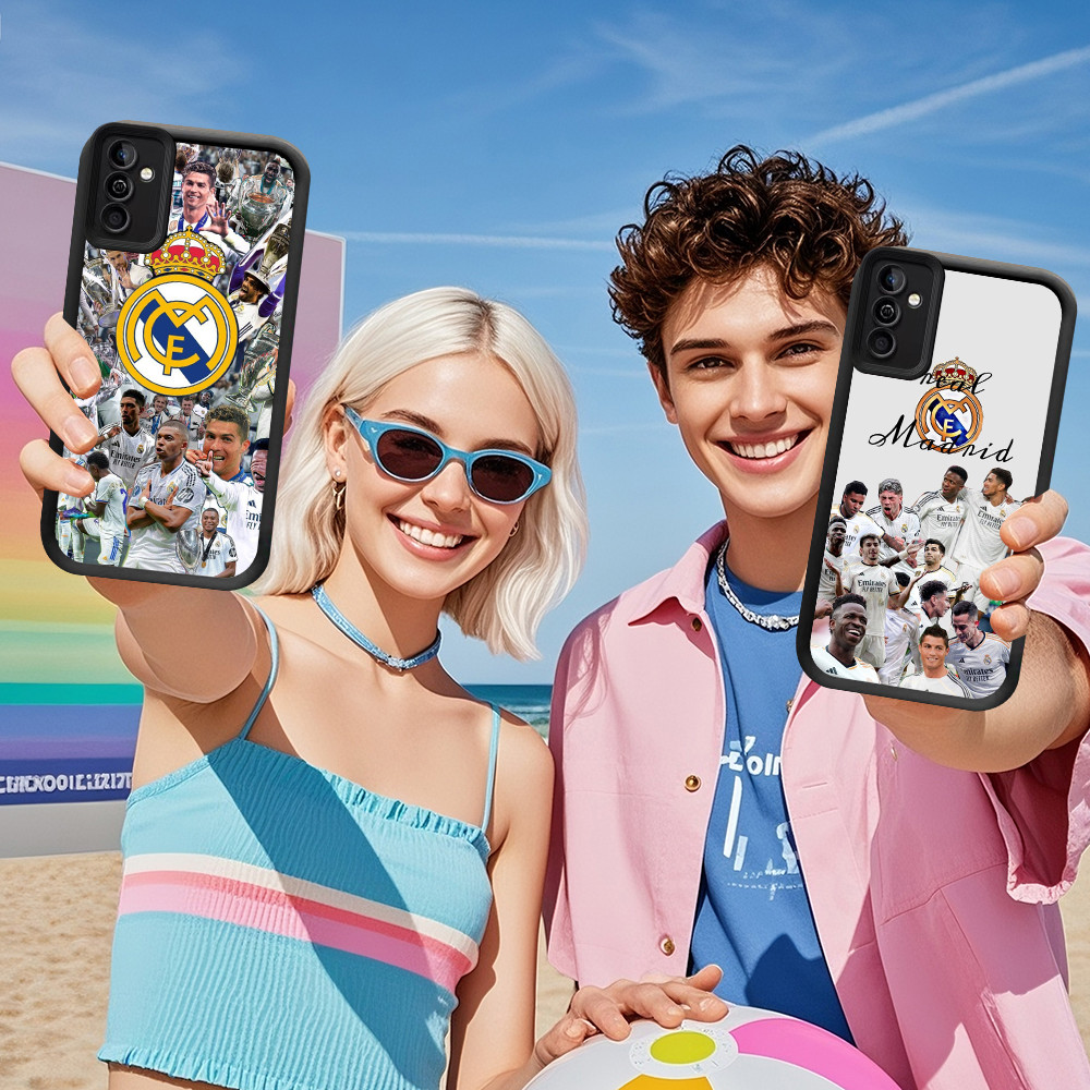 SAMSUNG DE-27เรอัลมาดริดสําหรับSamsung S25 A04 M15 S24 A04E A55 A03 S21 A54 FE Ultra 5Gปลอก