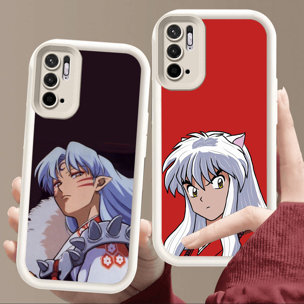 สําหรับ Xiaomi Redmi หมายเหตุ 11T 11s 10s 10 SE 10T 11 Pro 5G สีขาวนวล E26 InuYasha