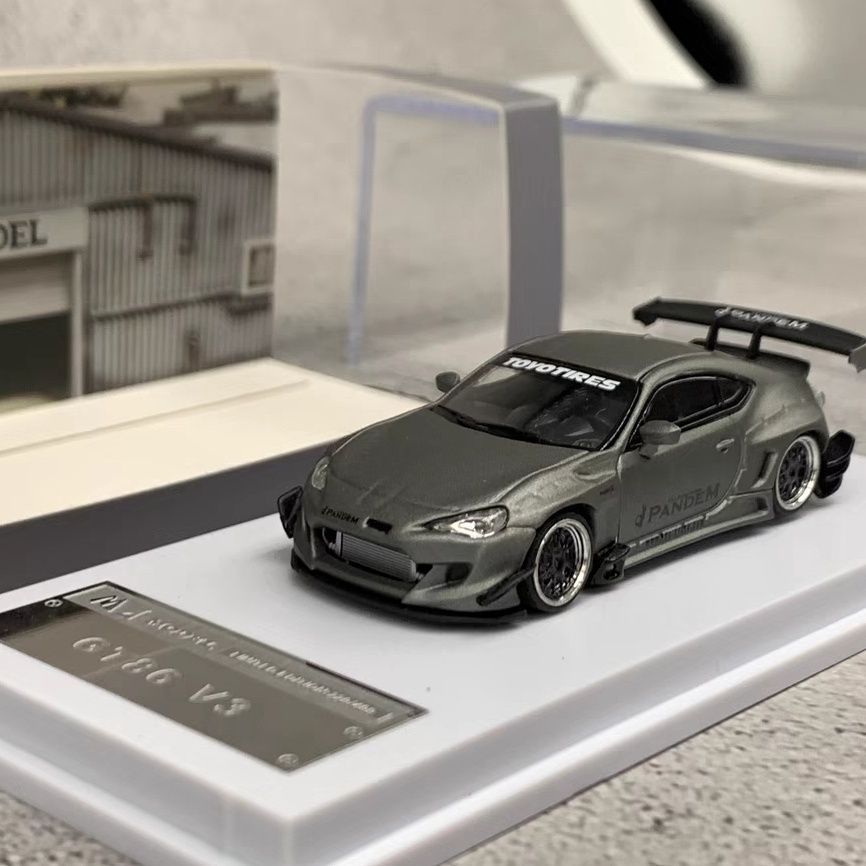 MJ MODEL 1/64 Toyota GT86 V3 pandem Rocket Rabbit โมเดลรถโลหะผสมพร้อมสต็อกโปรดให้เราสรรเสริญห้าดาว