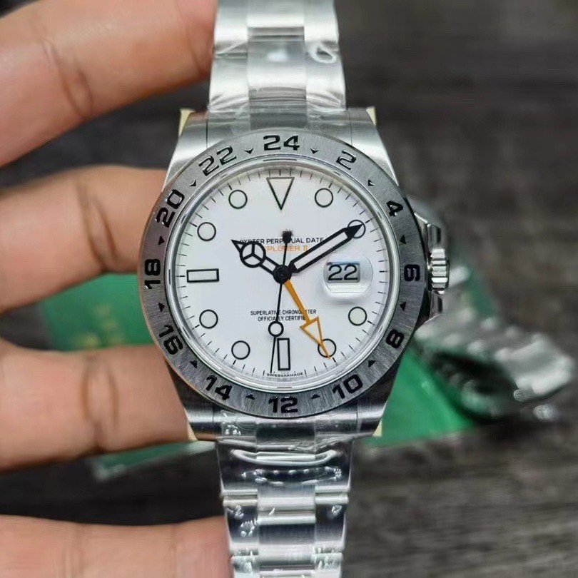 ที่ต้องการ❤ เวอร์ชั่นเกาหลี Labor Home Explorer Explorer 2 Series นาฬิกาอัตโนมัติ GMT สองวางกันน้ําส