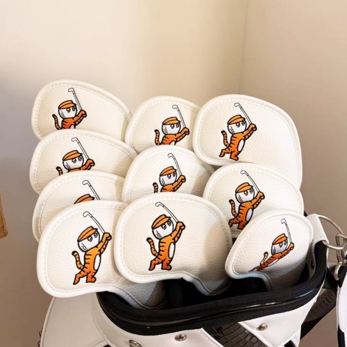 Tiger Golf Golf Club Set Iron Cover Set Of Ten Iron Cover Magnetic Universal Style