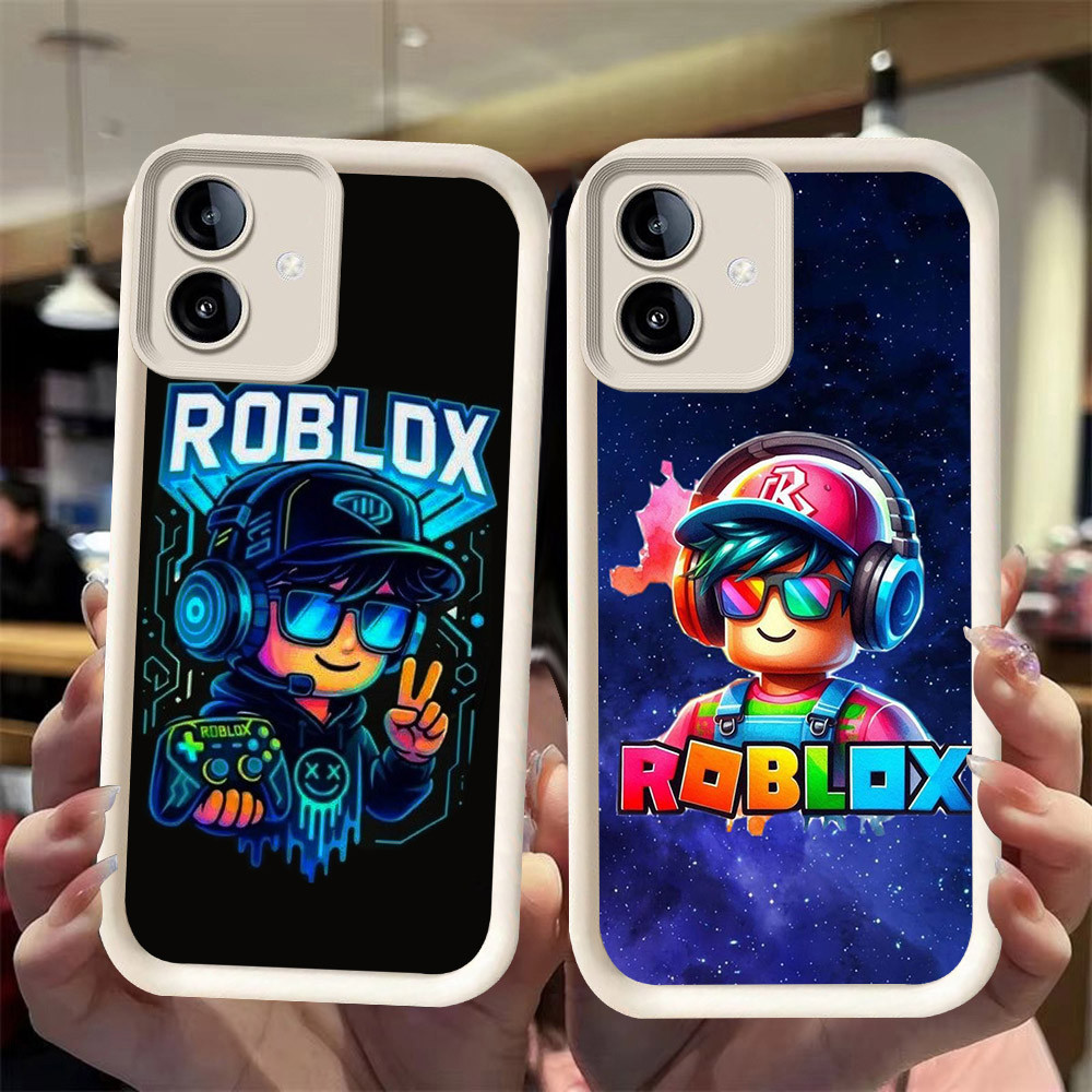 J-29 Roblox ดำขาวชมพูเคสโทรศัพท์หรับ VIVO IQOO Y02T U5 Z6 U5E Y75 Y02 Y02A 5G
