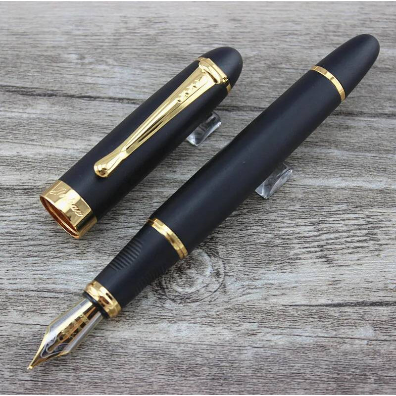 ปากกาหมึกซึม JINHAO X450 สีดำด้านและสีทอง หัวปากกาขนาด 0.7 มม. รุ่น JINHAO 450