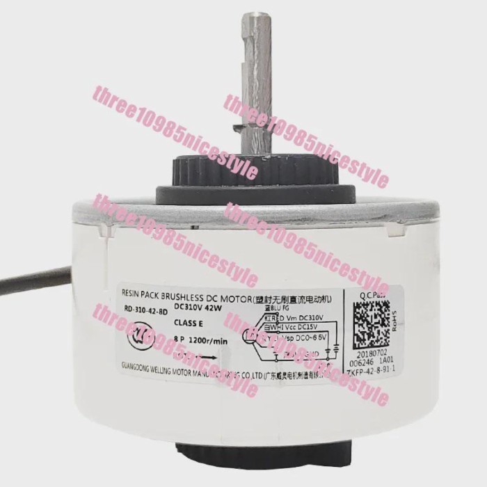 Suitable for Oaks variable frequency air conditioning DC motor DC310V RD - 310-42-8 D indoor motor