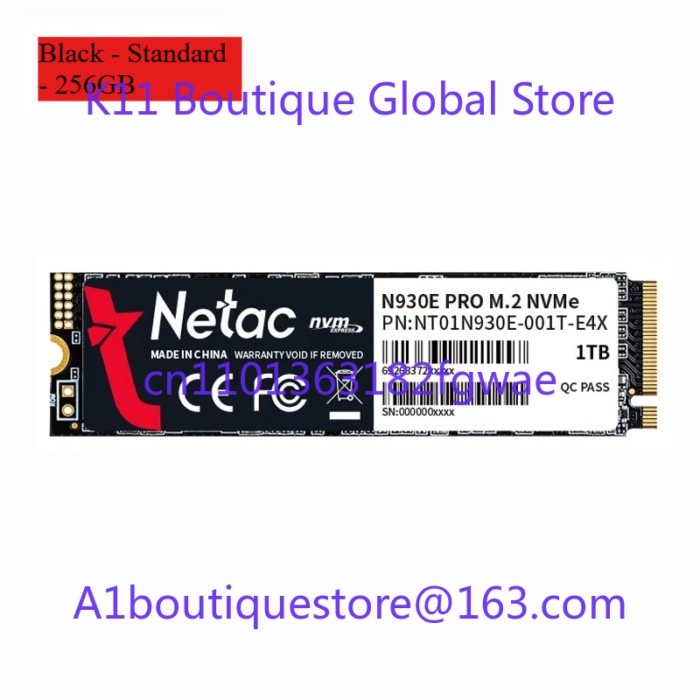 Original Netac N930E PRO NVMe M2 SSD 128gb 256gb HDD 512gb 1tb Laptop Internal SSD