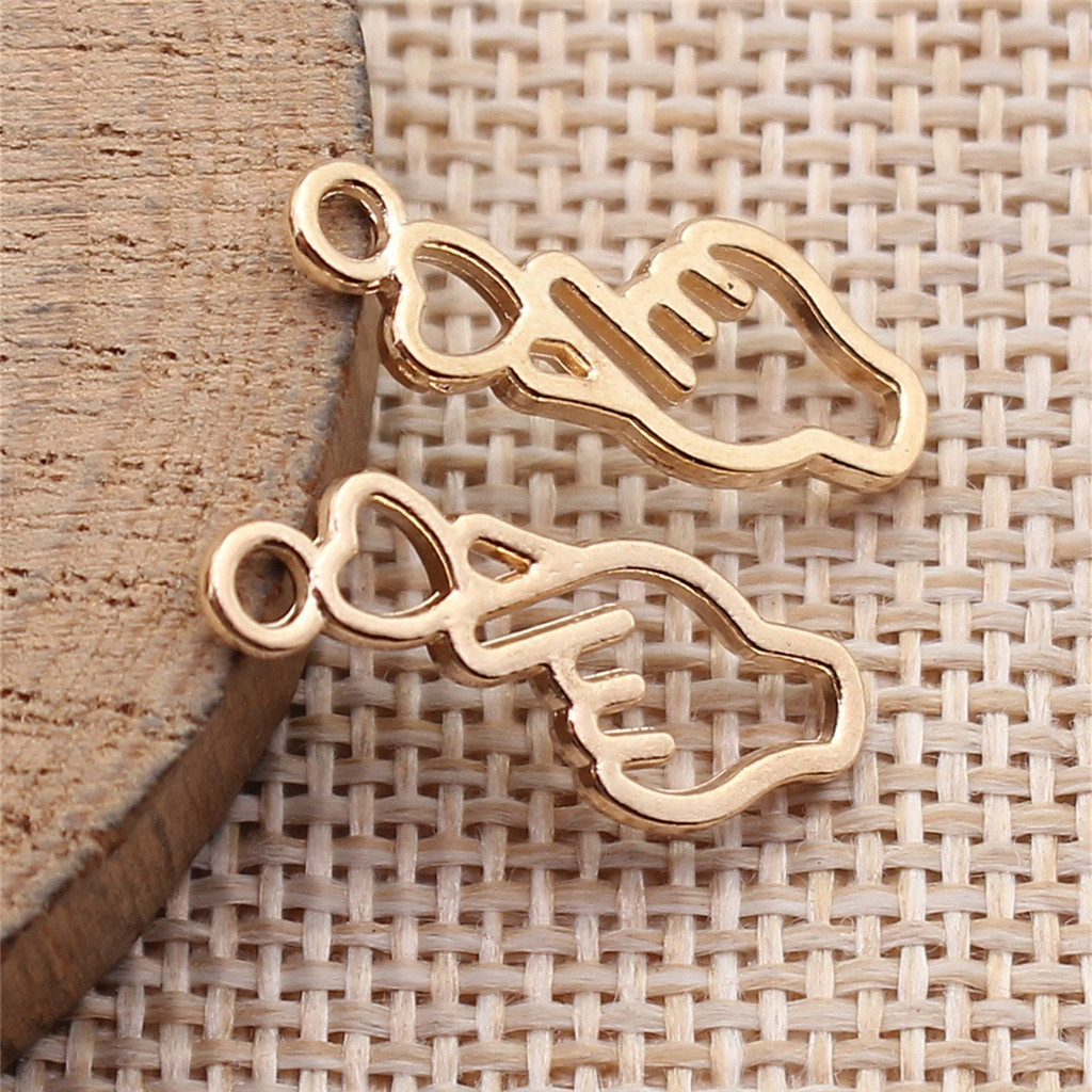 คู่ Charm จี้โลหะผสม Charms สําหรับงานแต่งงานธีม DIY สร้อยข้อมือสร้อยคออุปกรณ์เครื่องประดับสําหรับทํา