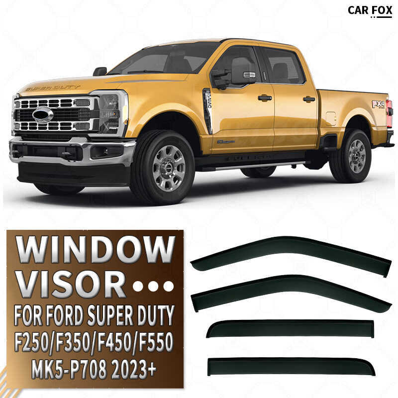 เหมาะสําหรับ Ford Ford Super Duty F250 F350 กระจกบังแดดกันฝน Sunny
