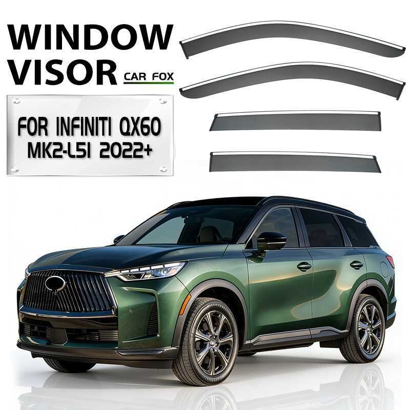 เหมาะสําหรับ INFINITI INFINITI QX60 สปอยเลอร์บังแดดกันฝน Sunny