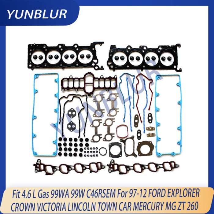 Engine Full Gasket Set Fit 4.6 L Gas 99WA 99W C46RSEM For 97-12 FORD EXPLORER CROWN VICTORIA LINCOL