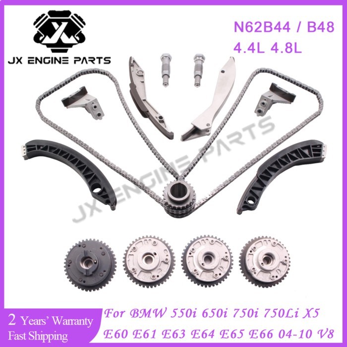 N62B40 N62B44 N62B48 Engine Timing Chain Kit VVT Gear For BMW 4.0 4.4 4.8 545I 550i 645CI 650i 750i