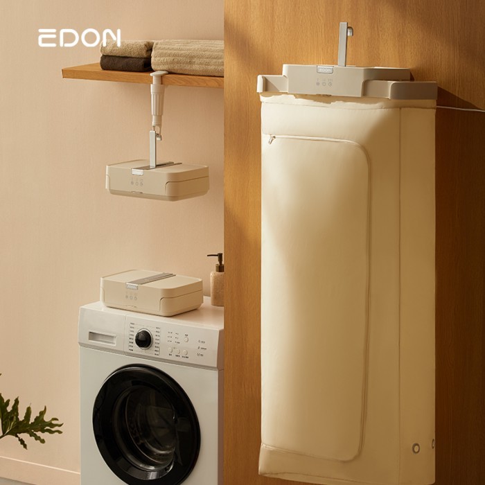 Electricity Hot Air Portable Electric Small Clothes Dryer Retractable Folding Wall-Mounted Clothes