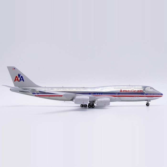 Ready Stock JC Wings 1: 400 American Airlines B747-8i N748AA โมเดลเครื่องบินโลหะผสม Out of Print Mod