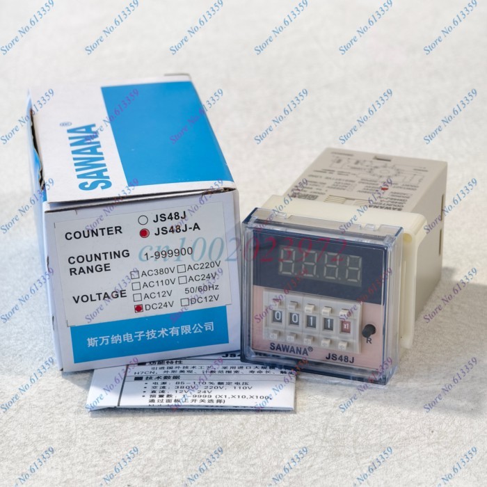 1PC JS48J-A SAWANA New Original  Digital Counter 11 pins 220VAC or 24VDC