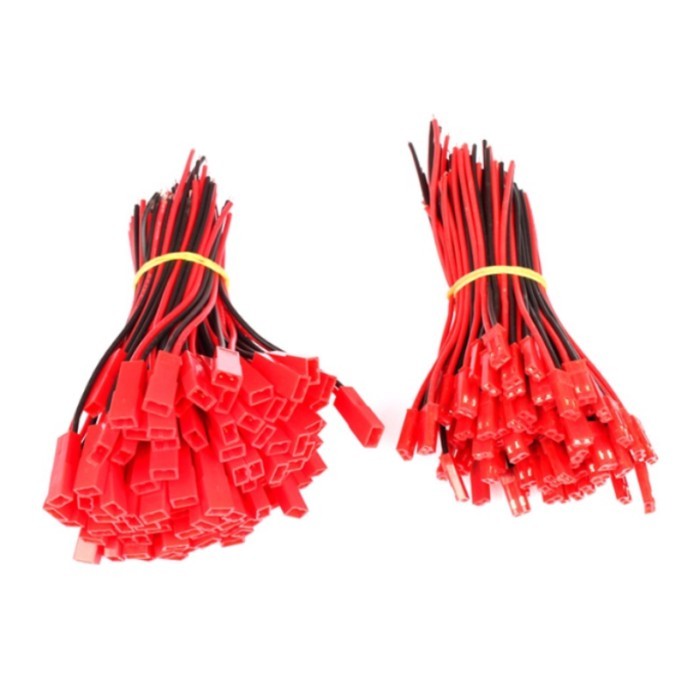 10 Pairs 22 AWG JST Plug Connector 2 Pin Male Female Plug Connector Cable Wire for LED Lamp Strip R
