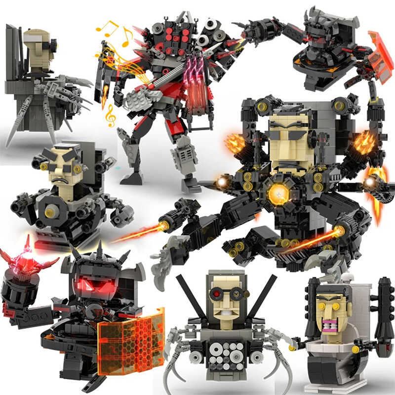 ilet Builing Blocks Toy Titan Clock Man 2.0 Drill Man Titan Tvman Camerman Speakerman For Kids Boys